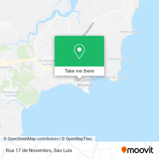 Rua 17 de Novembro map