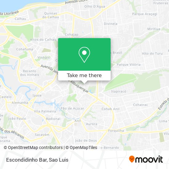 Escondidinho Bar map