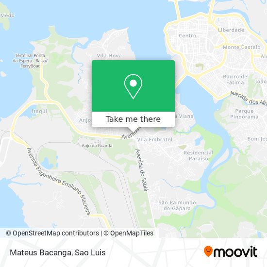 Mateus Bacanga map