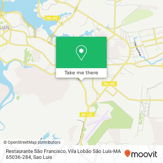 Restaurante São Francisco, Vila Lobão São Luís-MA 65036-284 map