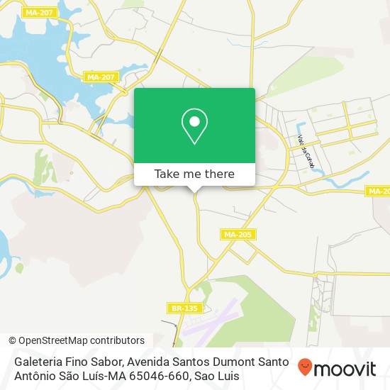 Galeteria Fino Sabor, Avenida Santos Dumont Santo Antônio São Luís-MA 65046-660 map