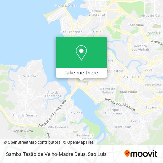 Samba Tesão de Velho-Madre Deus map
