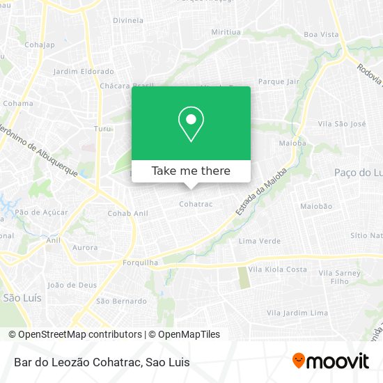 Bar do Leozão Cohatrac map