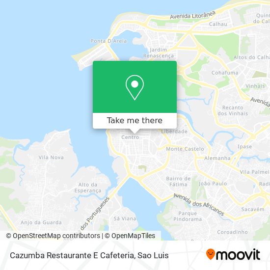 Cazumba Restaurante E Cafeteria map