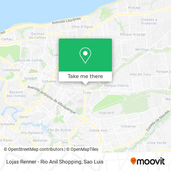 Lojas Renner - Rio Anil Shopping map