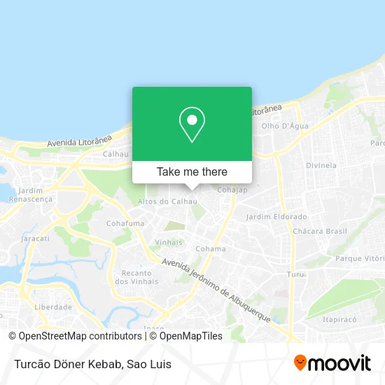 Turcão Döner Kebab map