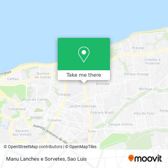 Manu Lanches e Sorvetes map