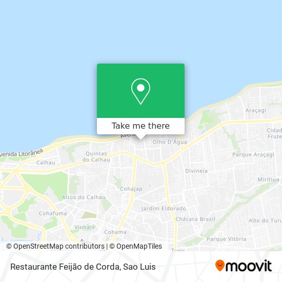 Mapa Restaurante Feijão de Corda