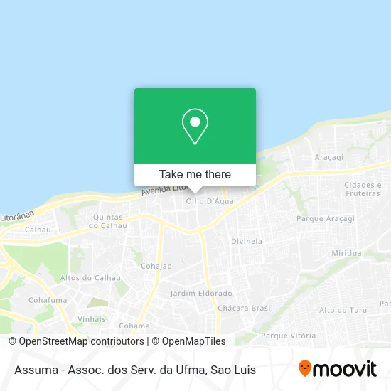 Assuma - Assoc. dos Serv. da Ufma map