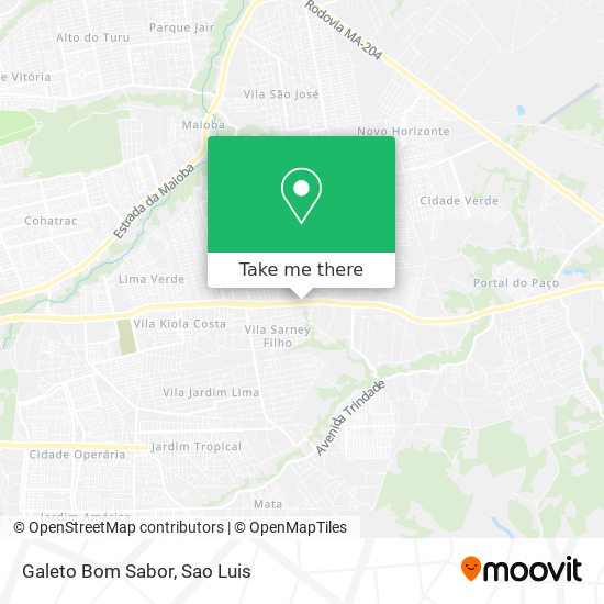 Galeto Bom Sabor map