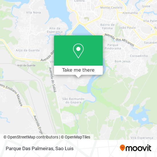 Mapa Parque Das Palmeiras