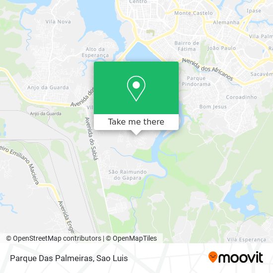 Parque Das Palmeiras map