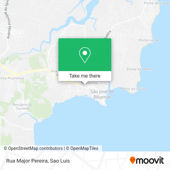Rua Major Pereira map