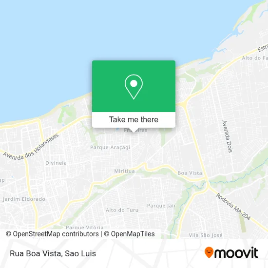 Rua Boa Vista map