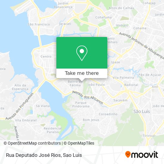 Rua Deputado José Rios map