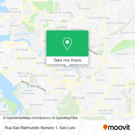 Rua Sao Raimundo Nonato 1 map