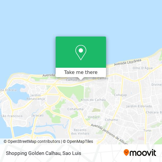 How to get to Shopping Golden Calhau in São Luis by Bus?