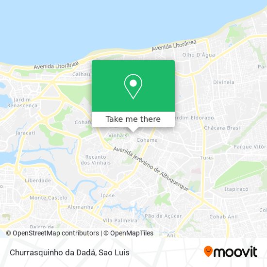 Churrasquinho da Dadá map