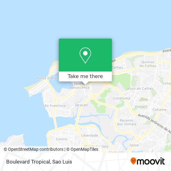 Boulevard Tropical map