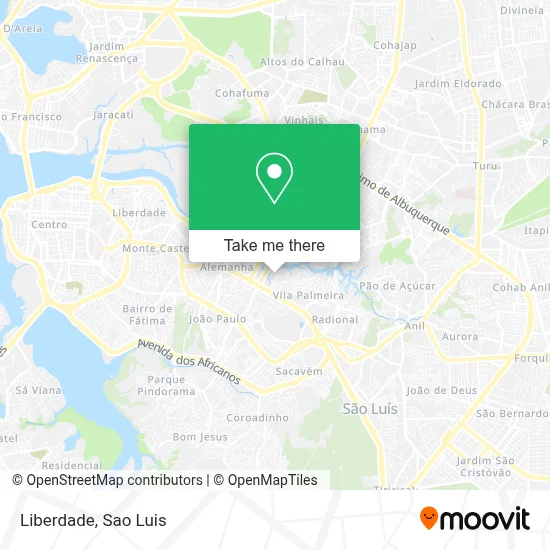 Liberdade map