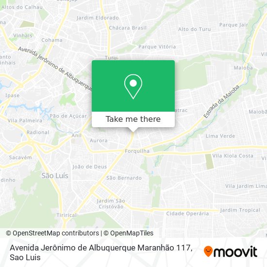 Avenida Jerônimo de Albuquerque Maranhão 117 map