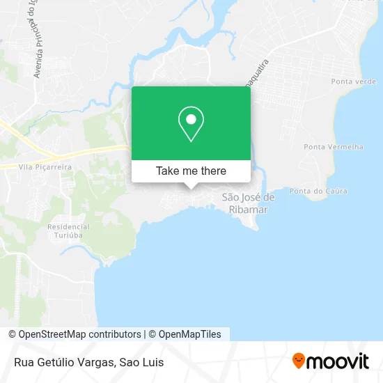 Rua Getúlio Vargas map