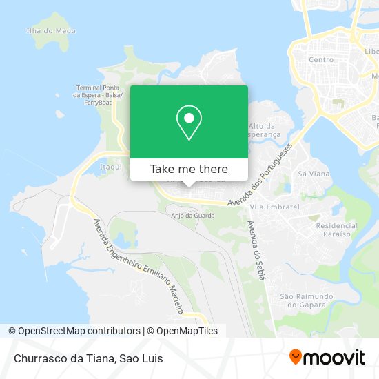 Churrasco da Tiana map