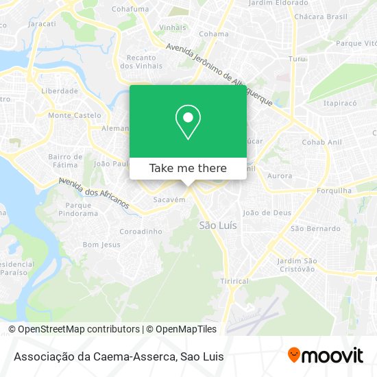 Associação da Caema-Asserca map