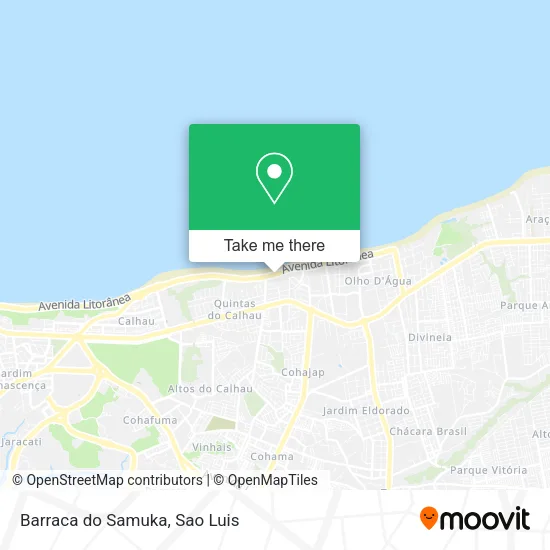 Barraca do Samuka map