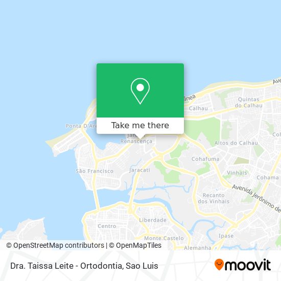 Dra. Taissa Leite - Ortodontia map