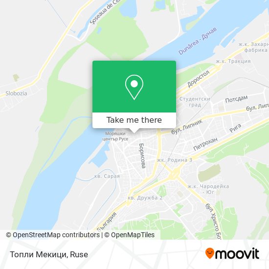 Топли Мекици map