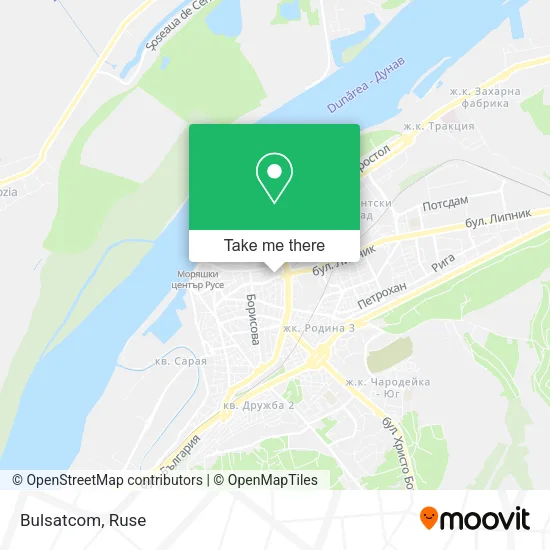 Карта Bulsatcom