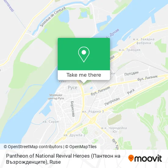 Pantheon of National Revival Heroes (Пантеон на Възрожденците) map