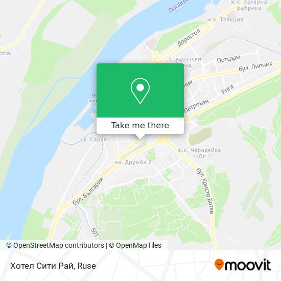 Хотел Сити Рай map