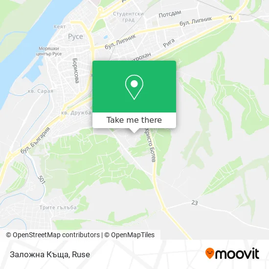 Заложна Къща map