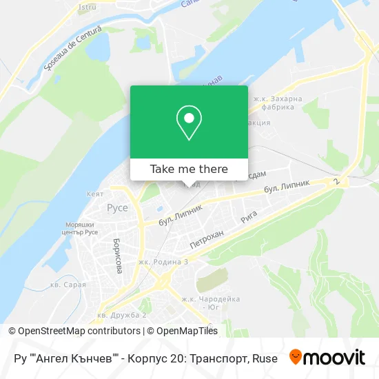Карта Ру ""Ангел Кънчев"" - Корпус 20: Транспорт