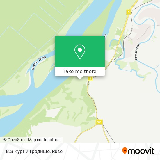 Карта В.З Курни Градище
