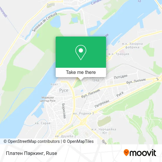 Карта Платен Паркинг