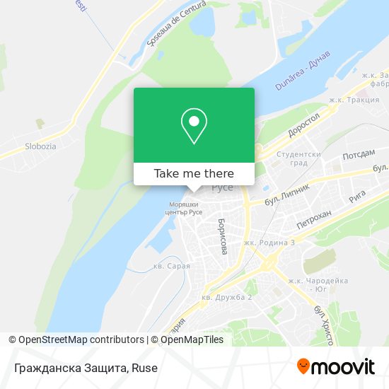 Гражданска Защита map