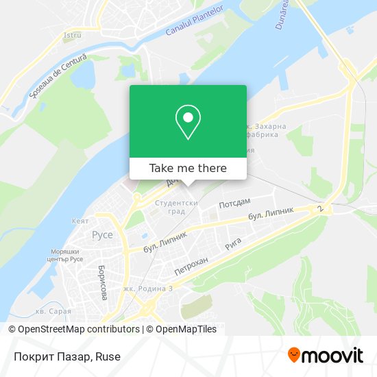Покрит Пазар map