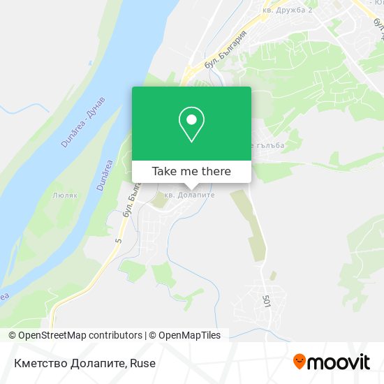 Кметство Долапите map