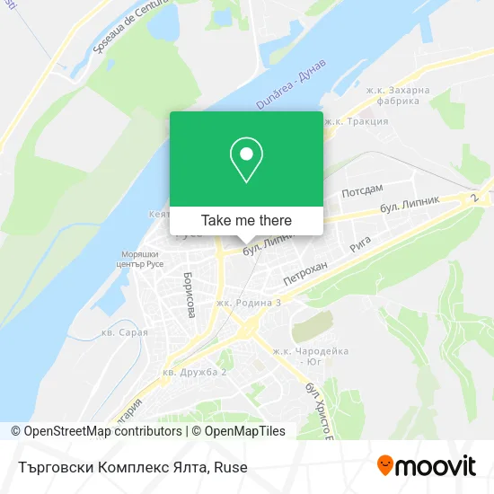 Карта Търговски Комплекс Ялта