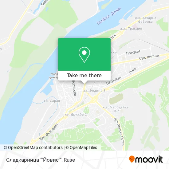Сладкарница ""Йовис"" map