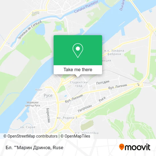 Карта Бл. ""Марин Дринов