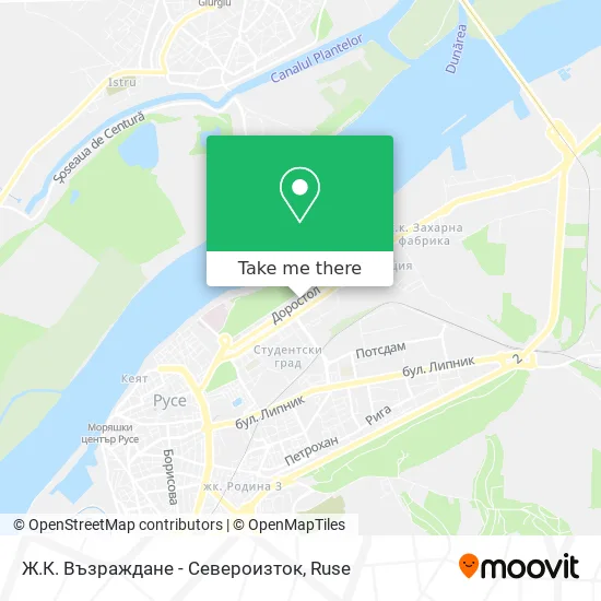 Ж.К. Възраждане - Североизток map