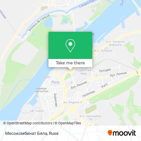Месокомбинат Бяла map