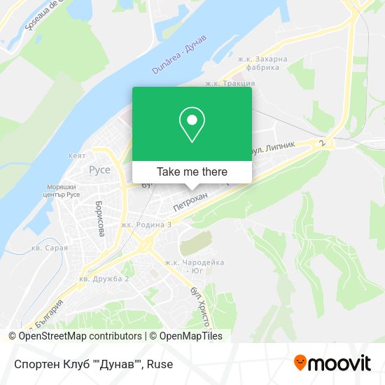 Спортен Клуб ""Дунав"" map