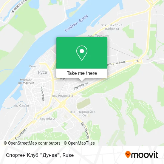 Спортен Клуб ""Дунав"" map