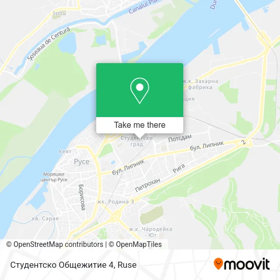 Карта Студентско Общежитие 4