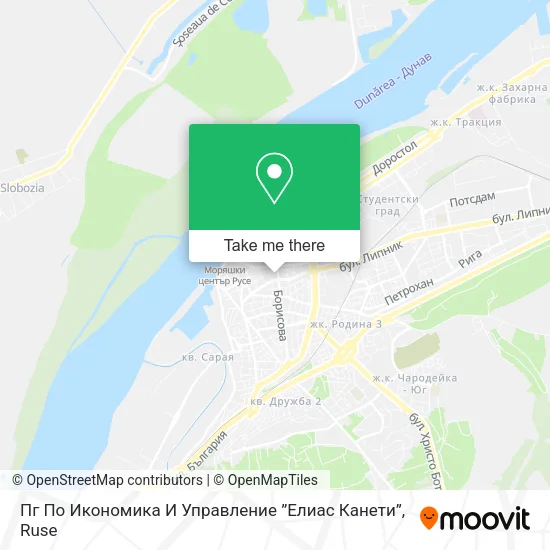Карта Пг По Икономика И Управление ”Елиас Канети”